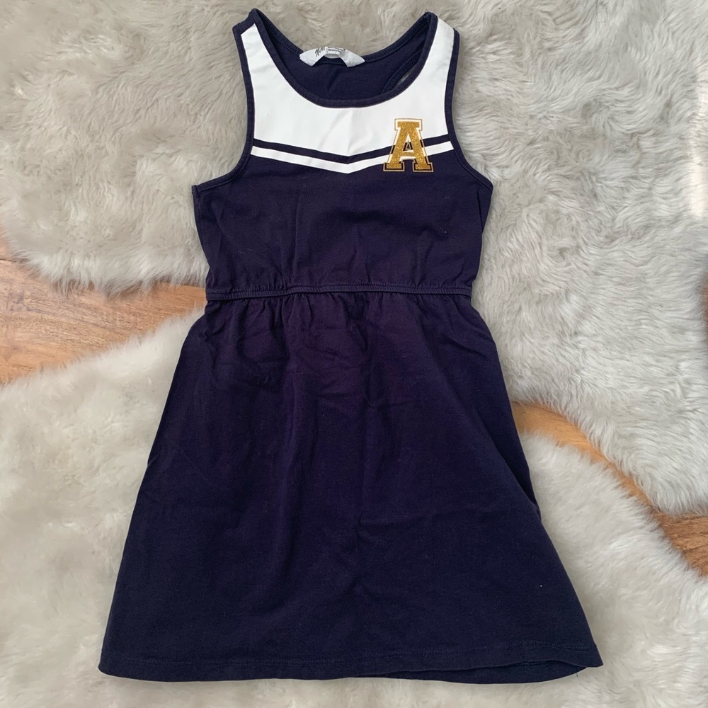 H&M Girls Letterman Dress Size 4/6